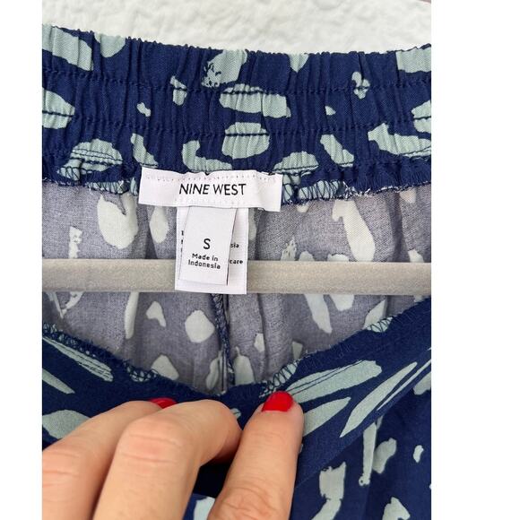 NWT Nine West Skirt - Size S, Blue and Mint Colors Knee Lenght - Picture 4 of 9